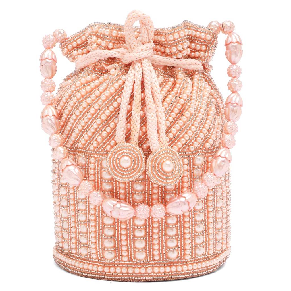 Potli Bags For Women Evening Bag Clutch Ethnic Bride Purse With Drawstring(P98C) : P98C