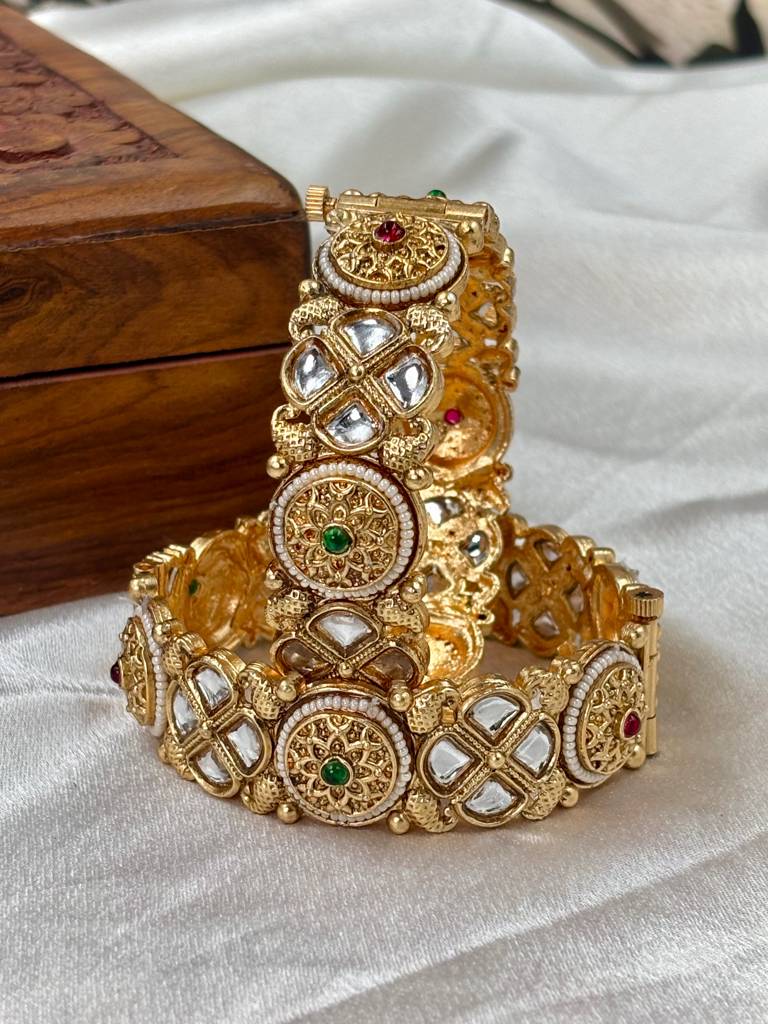 Openable Kundan Kada For Brides : HB-93-2.6