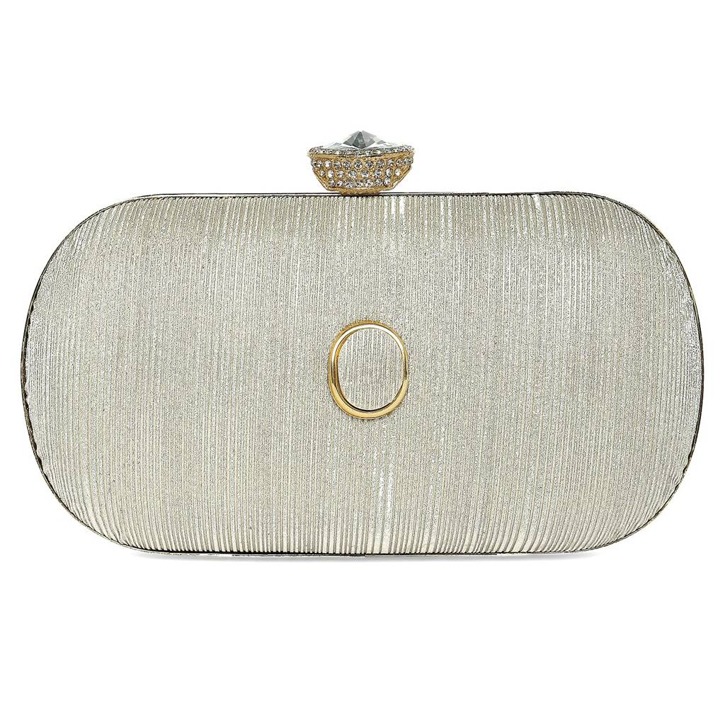 Clutch Purses For Women Handmade Evening Sling Handbag Stylish Bridal Fashion Clutch Bag For Girls (C116C) : C116G
