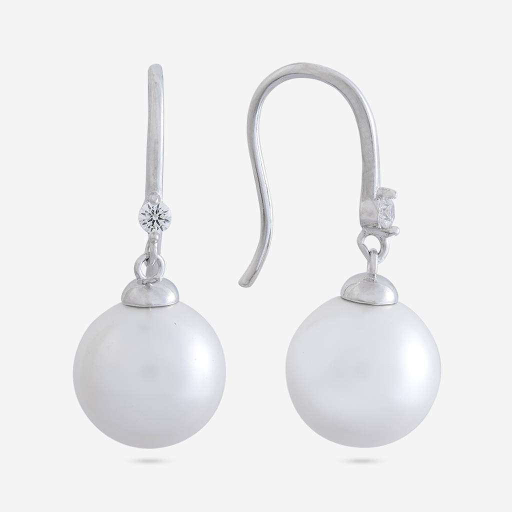 Office Wear Silver Earring - 465722 : 465723