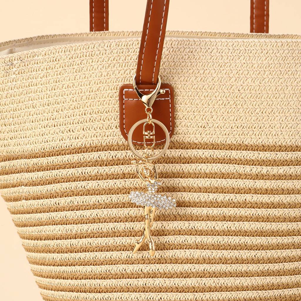 Ballerina Bag Charm : C-BG-0020-G-WH