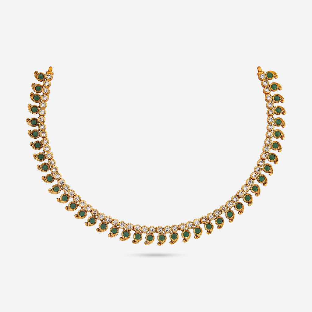 Green Gold - Plated Bridesmaid Antique Necklace - 453931 : 453931