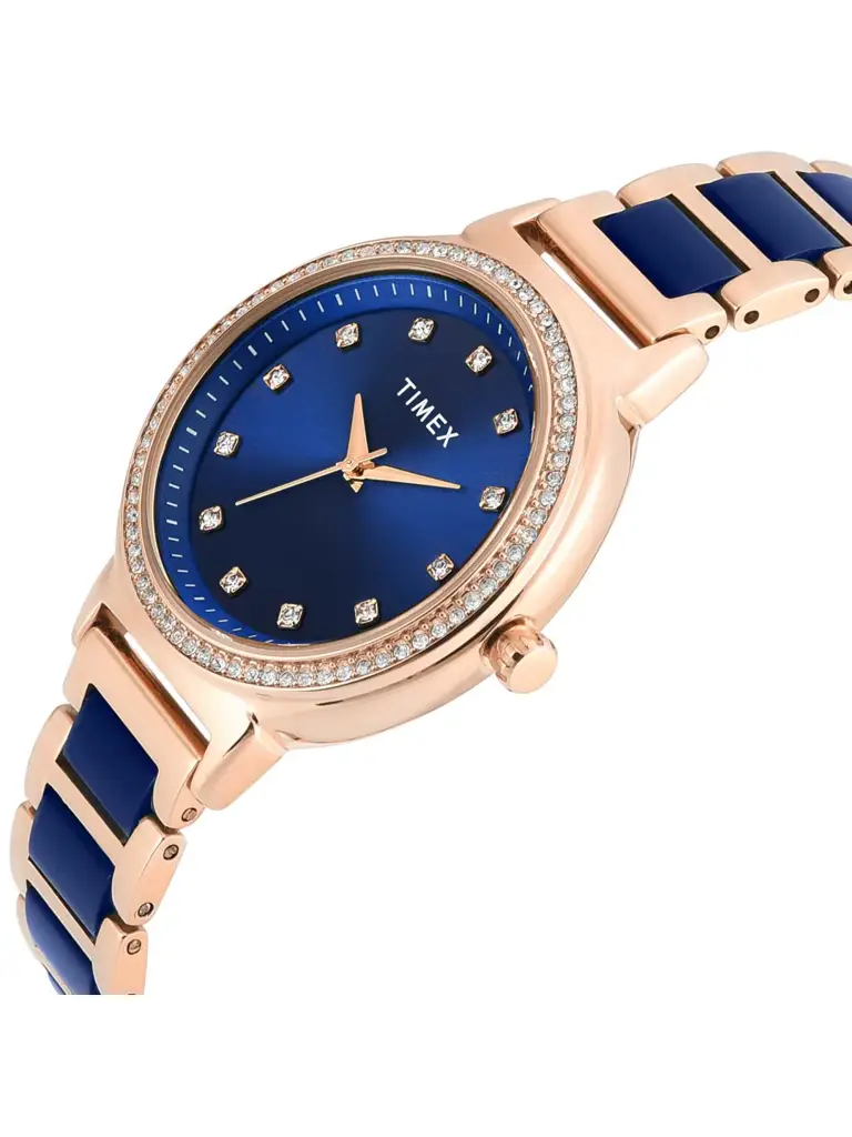 Women 33 Mm Quartz Analog Brass Strap Watch : TWEL274SMU03