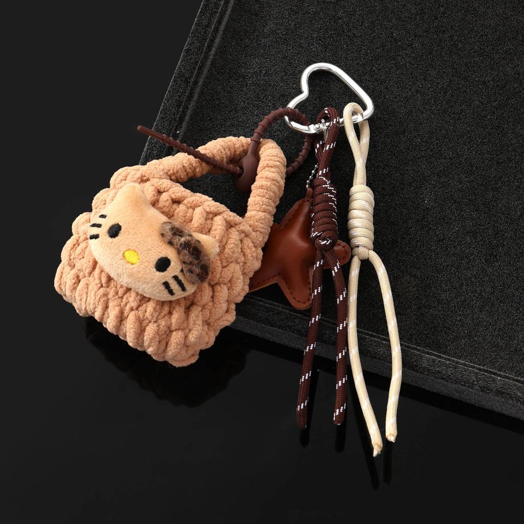 Hello Kitty Crochet Bag Charm : C-BG-0033-BR