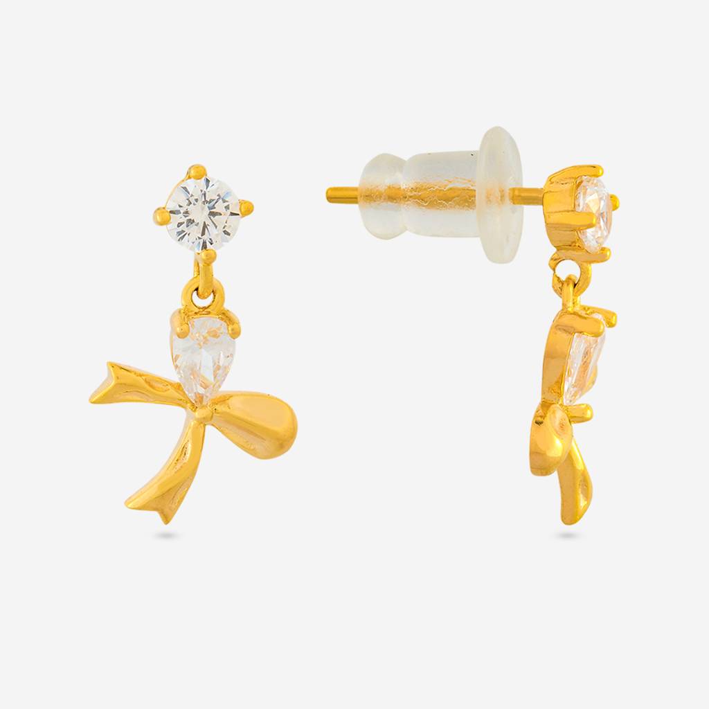 Office Wear Silver Earring - 465553 : 465553