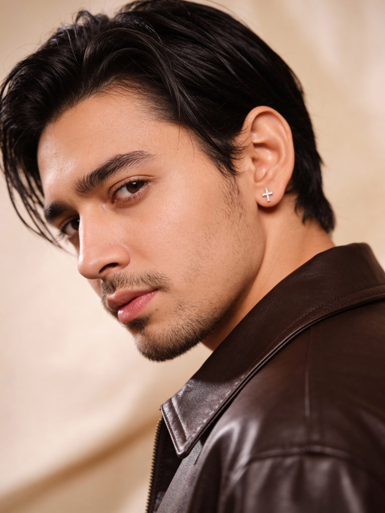 Silver Mark Stud : Z-MN-ER-02