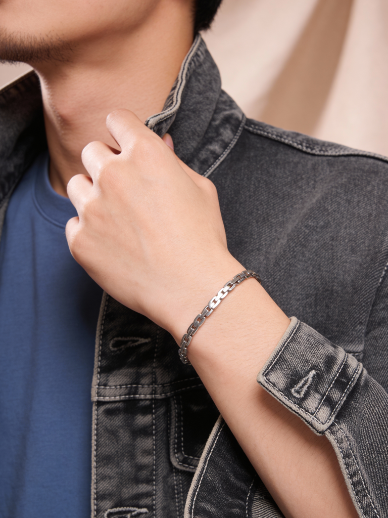 Linear Link Bracelet : Z-MN-BR-06
