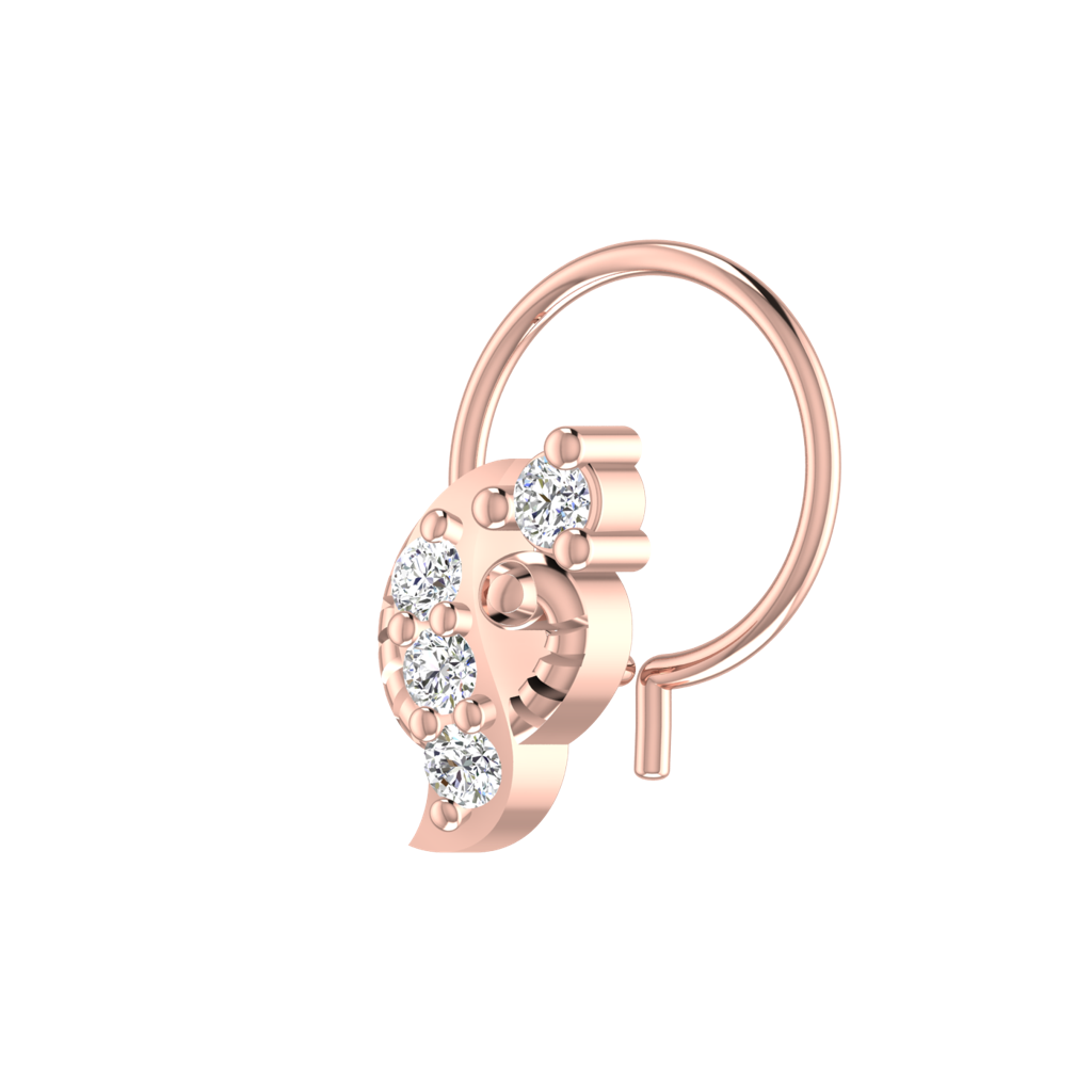 Avsar 9K Bis Hallmarked | Nosepin For Women/Girls |  Avno270 : AVNO270PC