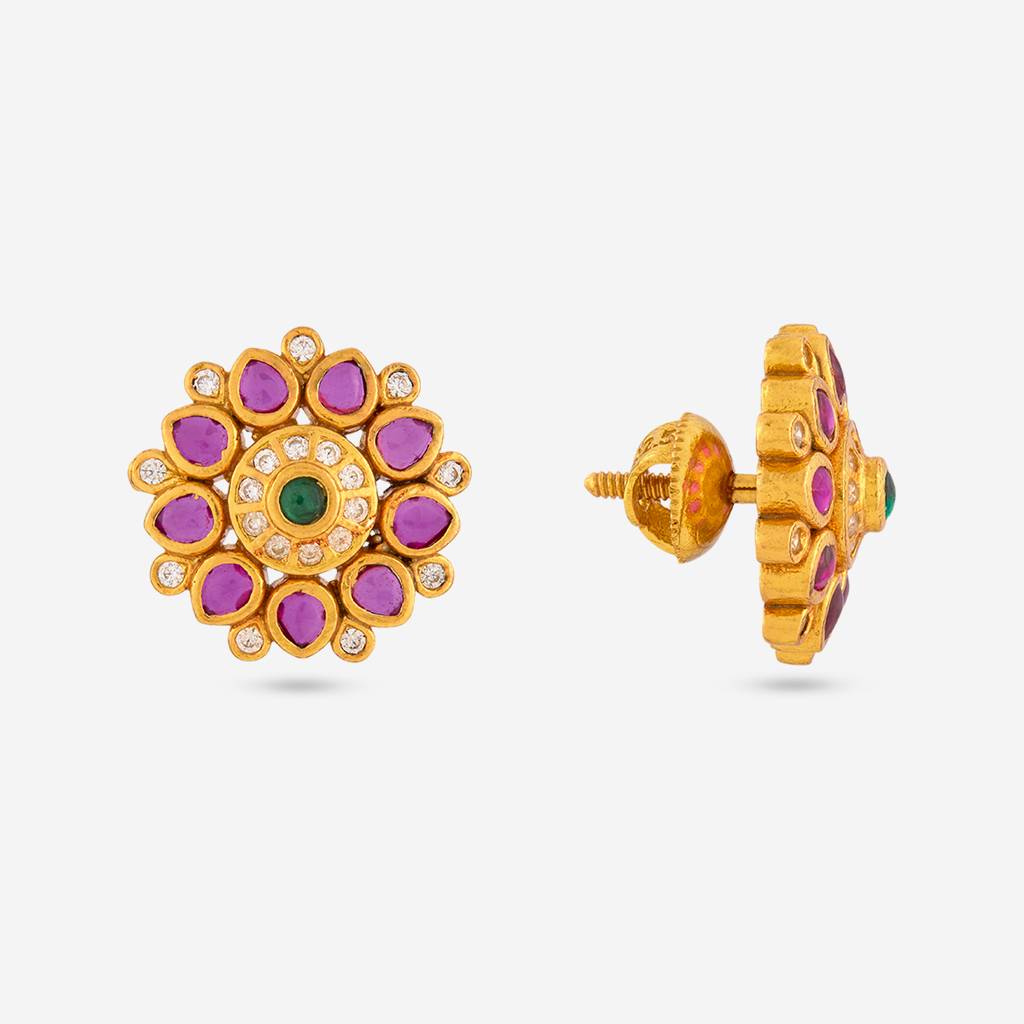 Plated Casual Wear Temple Earring - 467815 : 467814