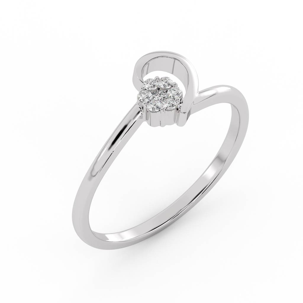 9K Bis Hallmarked Ring For Women/Girls | Avr1093 : AVR1093WC_8