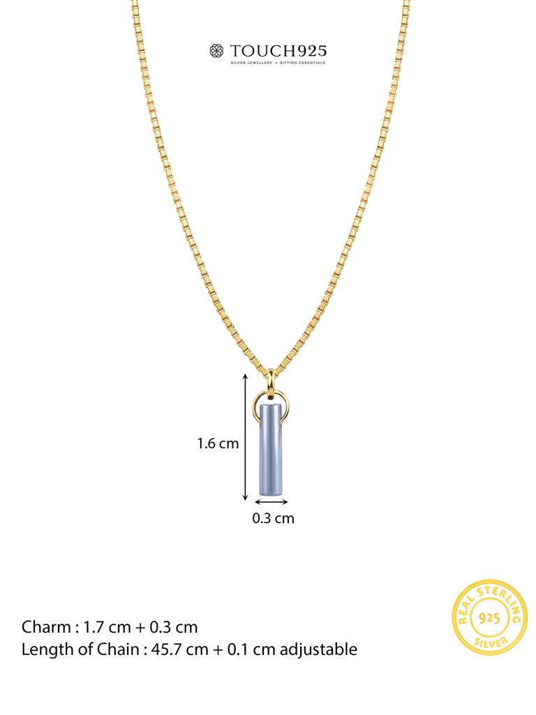 Nova Birthstone Necklace (Dec) : ALBSNC112
