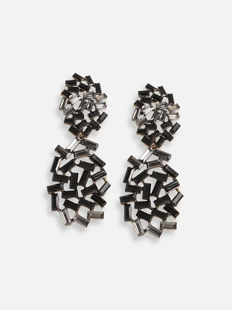 Shanika-Gold Plated Designer Stone Party Drop Earring For Women : SOHEAR4815