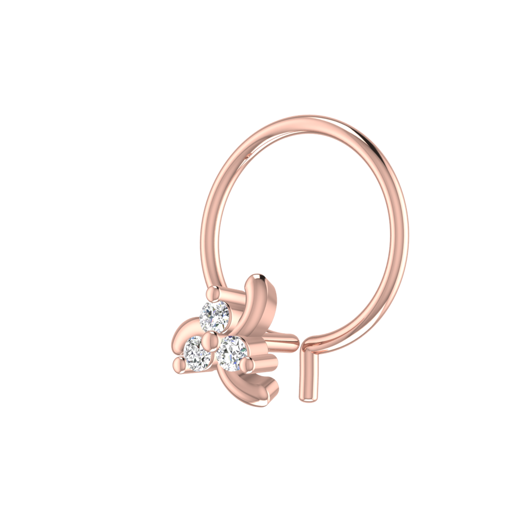 Avsar 9K Bis Hallmarked | Nosepin For Women/Girls |  Avno329 : AVNO329PC