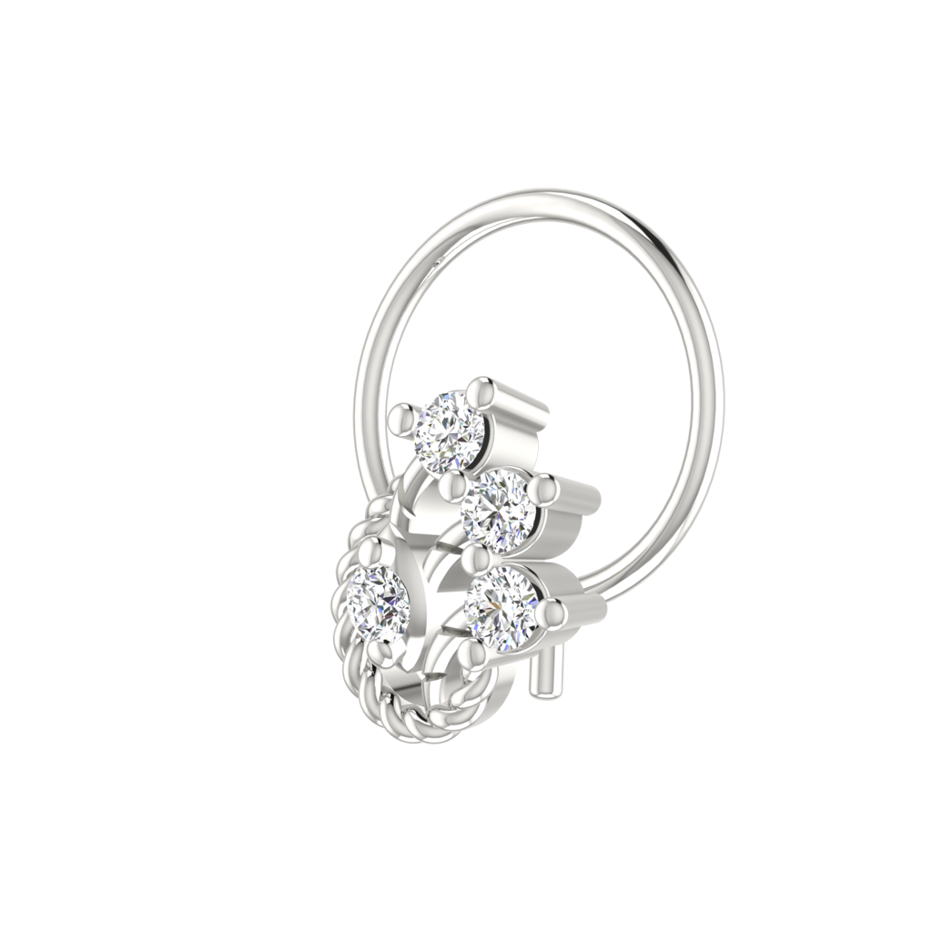 Avsar 9K Bis Hallmarked | Nosepin For Women/Girls |  Avno247 : AVNO247WC