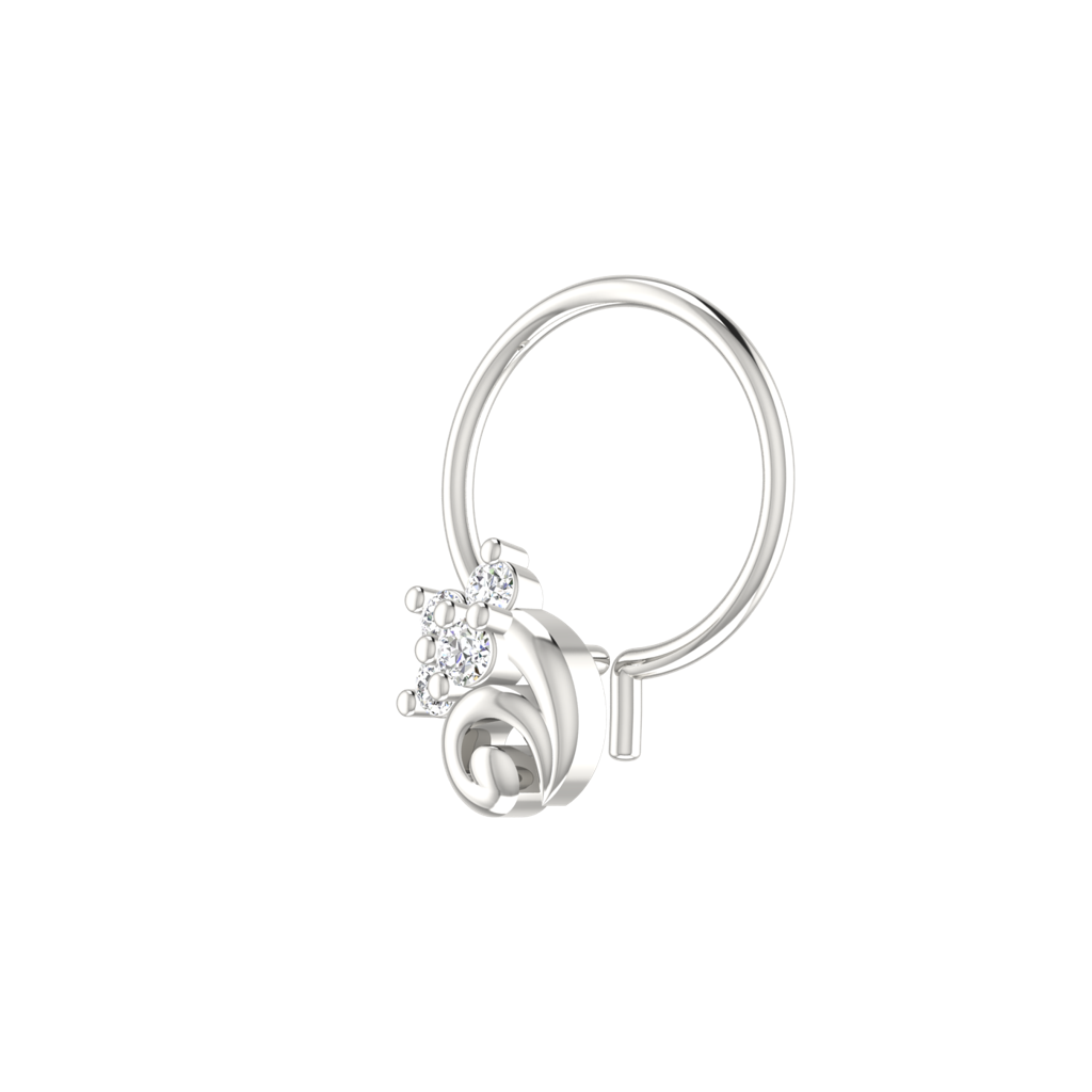 Avsar 9K Bis Hallmarked | Nosepin For Women/Girls |  Avno294 : AVNO294WC