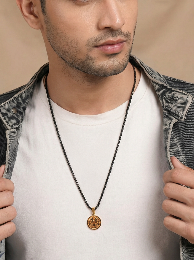 Sovereign Flight Coin Pendant- Gold : Z-MN-NL-06