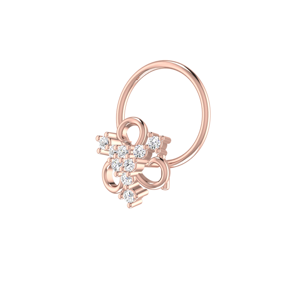 Avsar 9K Bis Hallmarked | Nosepin For Women/Girls |  Avno156 : AVNO156PC