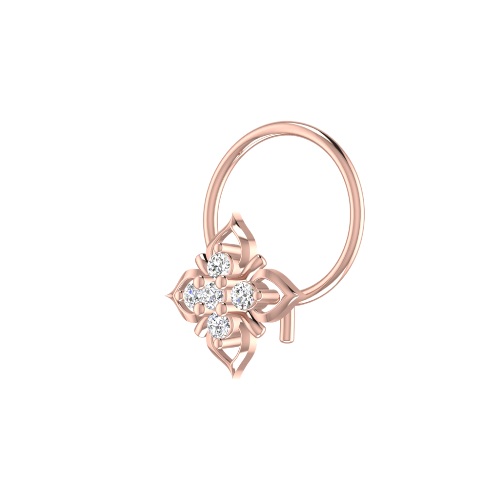 Avsar 9K Bis Hallmarked | Nosepin For Women/Girls |  Avno196 : AVNO196PC