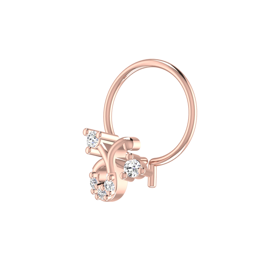 Avsar 9K Bis Hallmarked | Nosepin For Women/Girls |  Avno299 : AVNO299PC