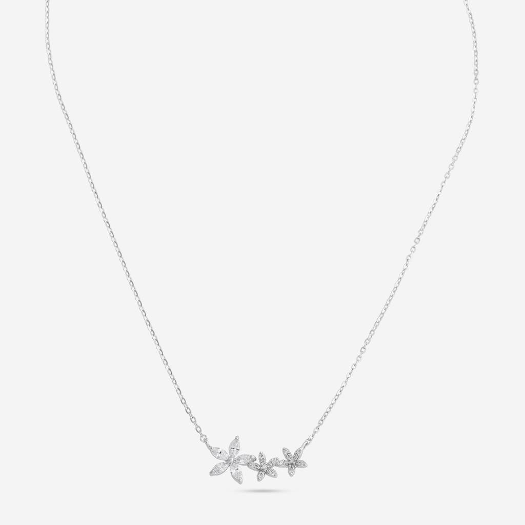 Office Wear Silver Necklace - 465478 : 465479
