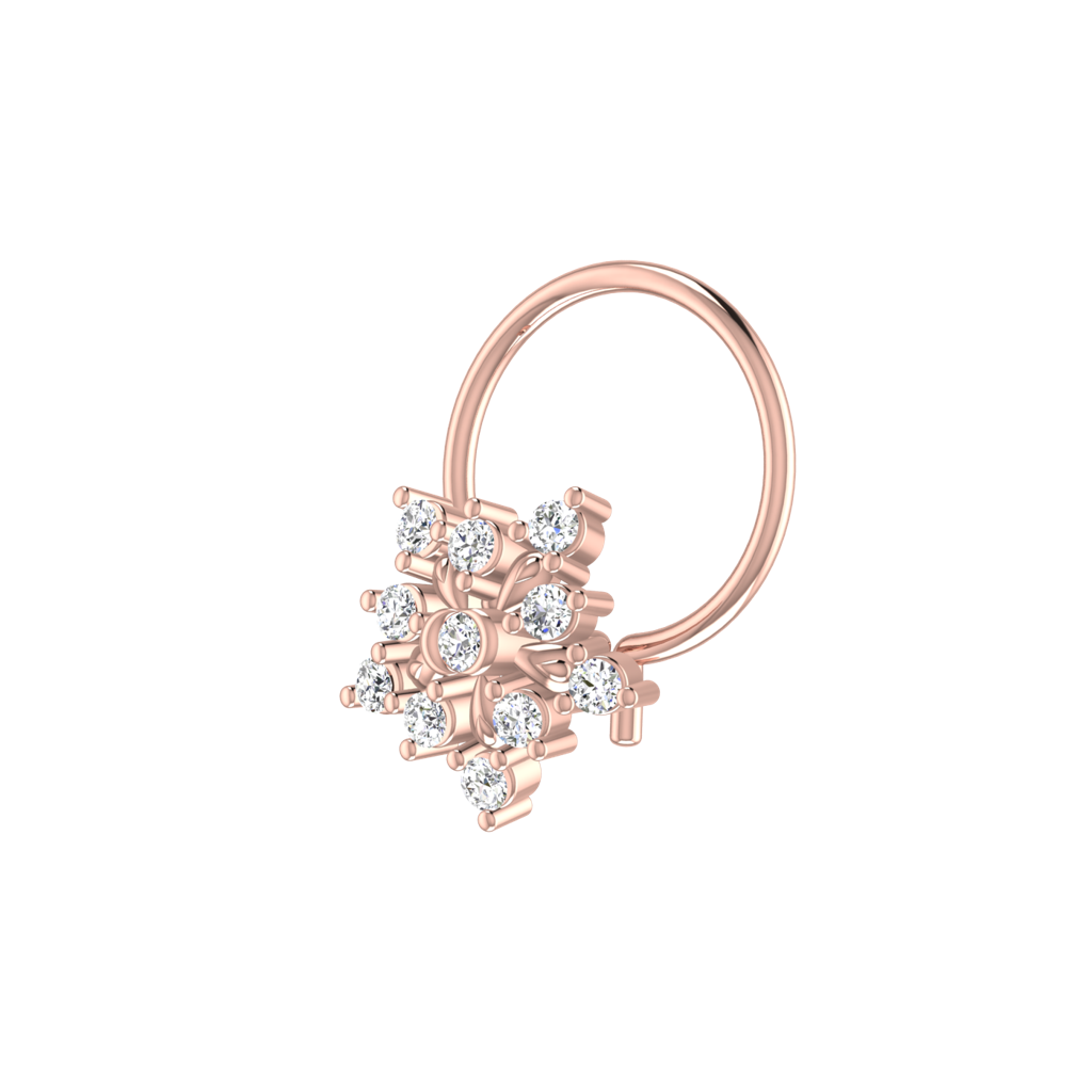 Avsar 9K Bis Hallmarked | Nosepin For Women/Girls |  Avno201 : AVNO201PC