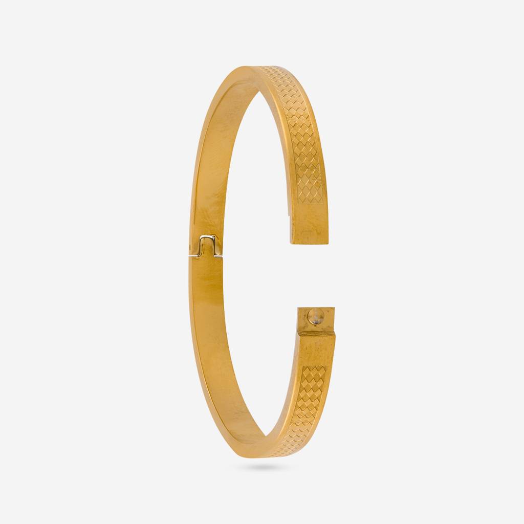 Gold - Plated Casual Wear Trendy Kada - 471632 : 471632