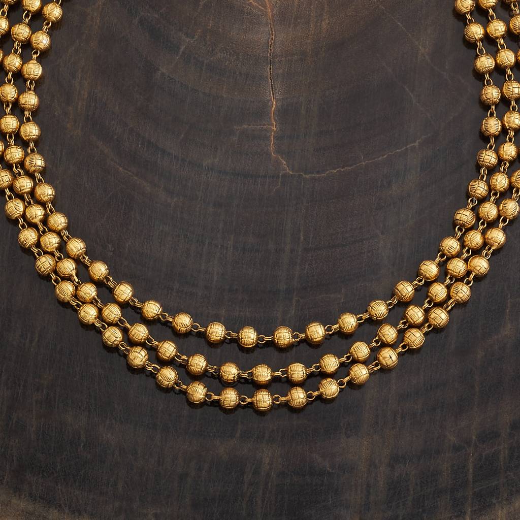 Ruby Gold - Plated Bridesmaid Temple Necklace - 416467 : 416467
