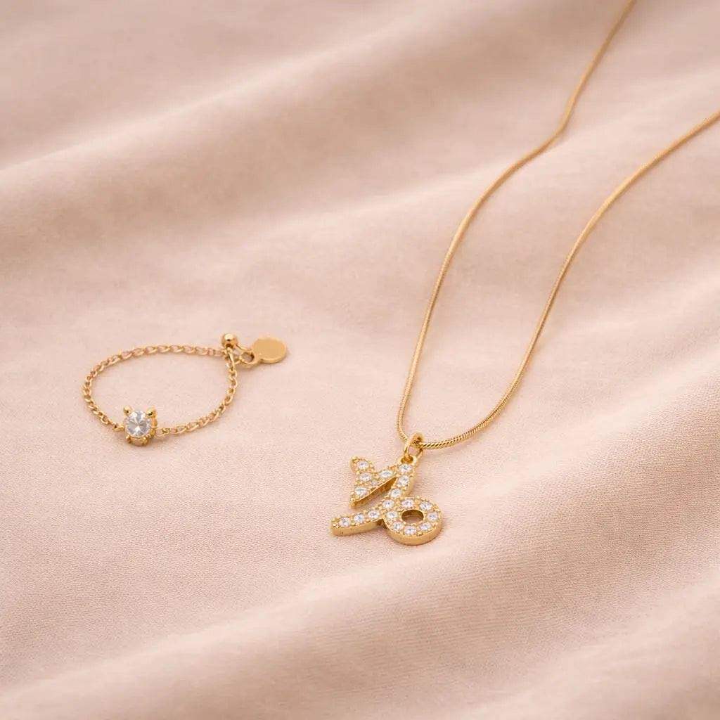Cosmic Capricorn Jewellery Combo : NRC-047-G-1