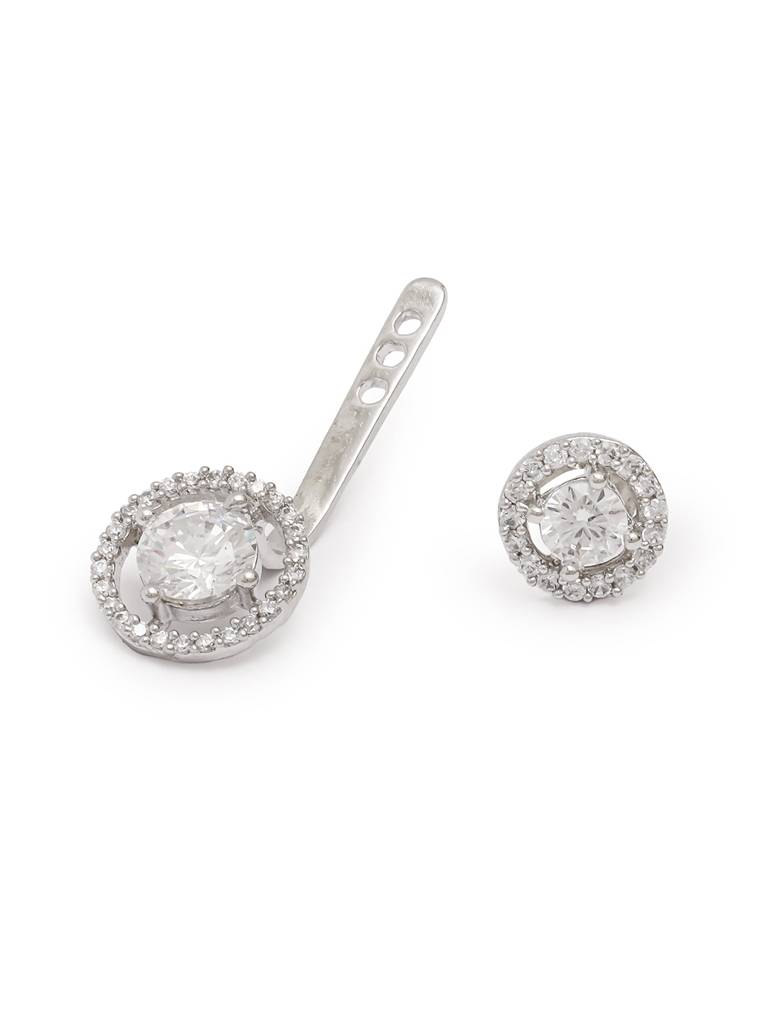 Convertible Crystal Ear Jackets : YI24A0922E