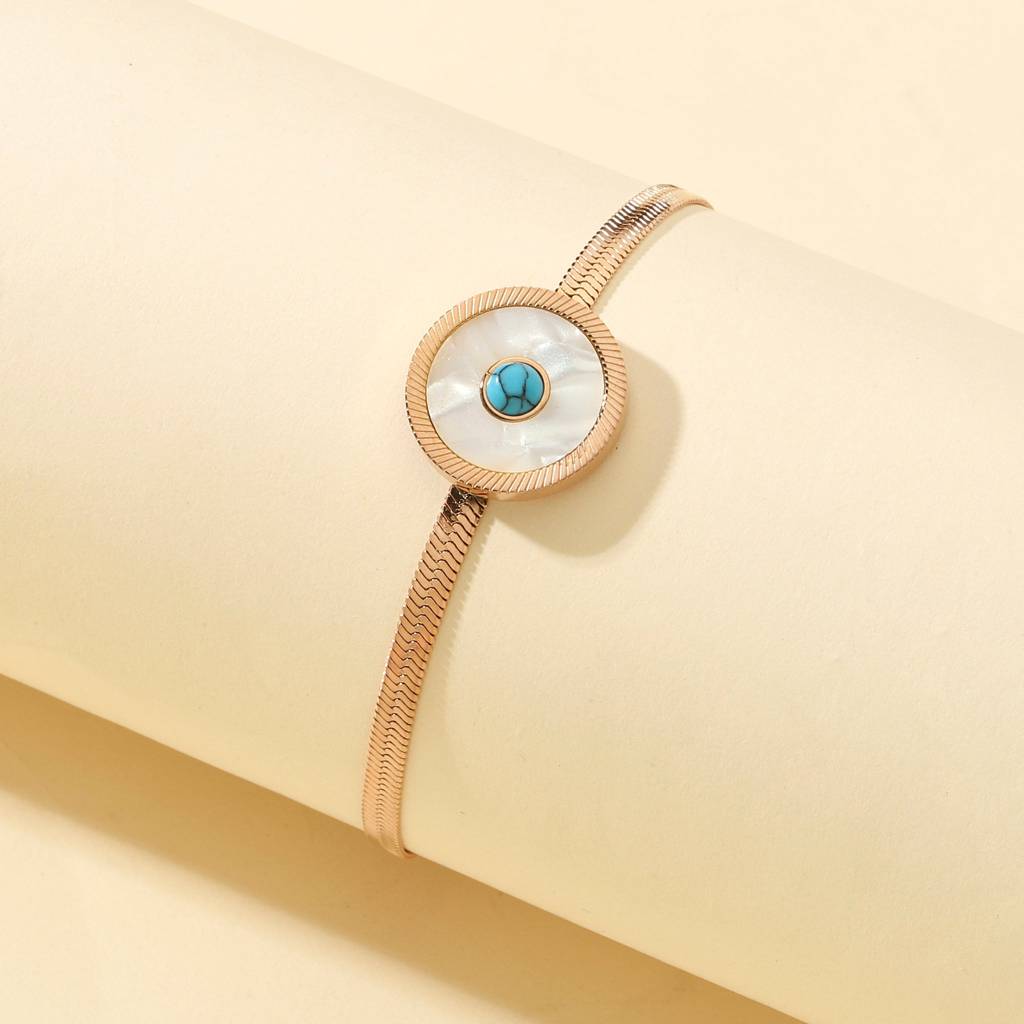 Eye Of Protection Rose Gold Bracelet : BS12994A