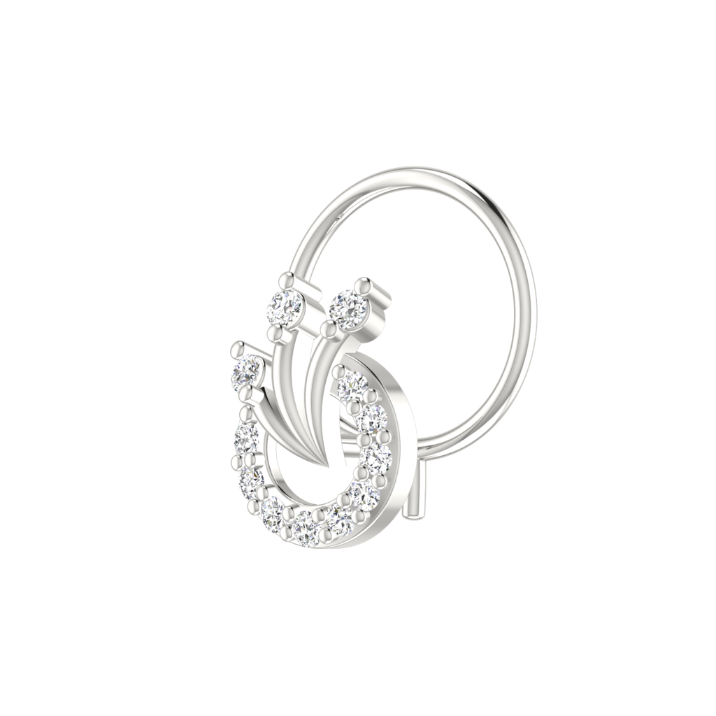 Avsar 9K Bis Hallmarked | Nosepin For Women/Girls |  Avno297 : AVNO297WC