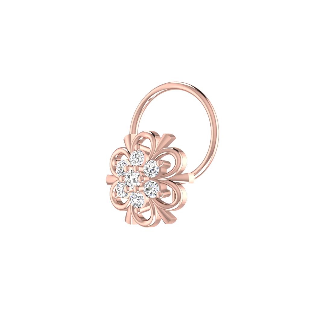 Avsar 9K Bis Hallmarked | Nosepin For Women/Girls |  Avno116 : AVNO116PC
