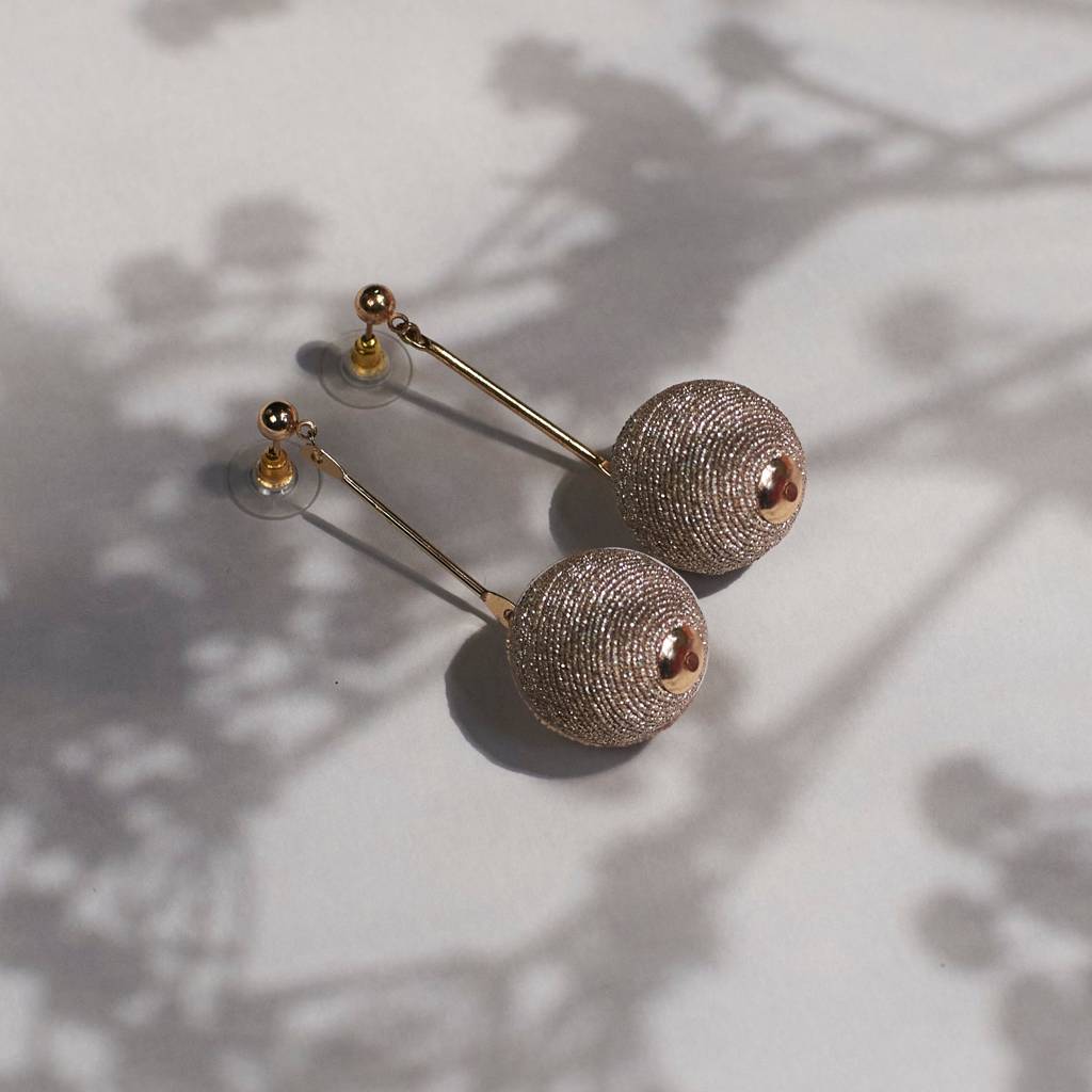 Glam Drops Earrings : ES14267-G-PNK