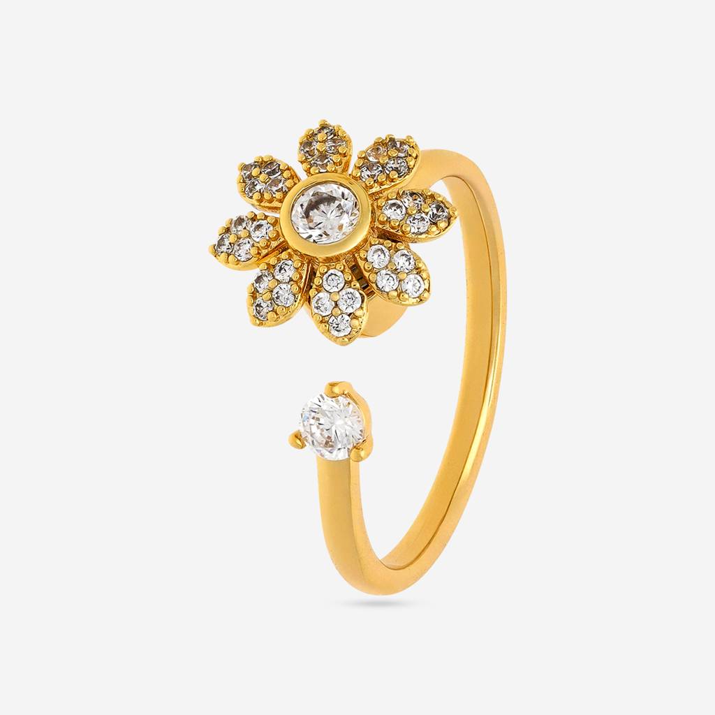 Plated Casual Wear Trendy Zircon Finger Ring - 464164 : 464164