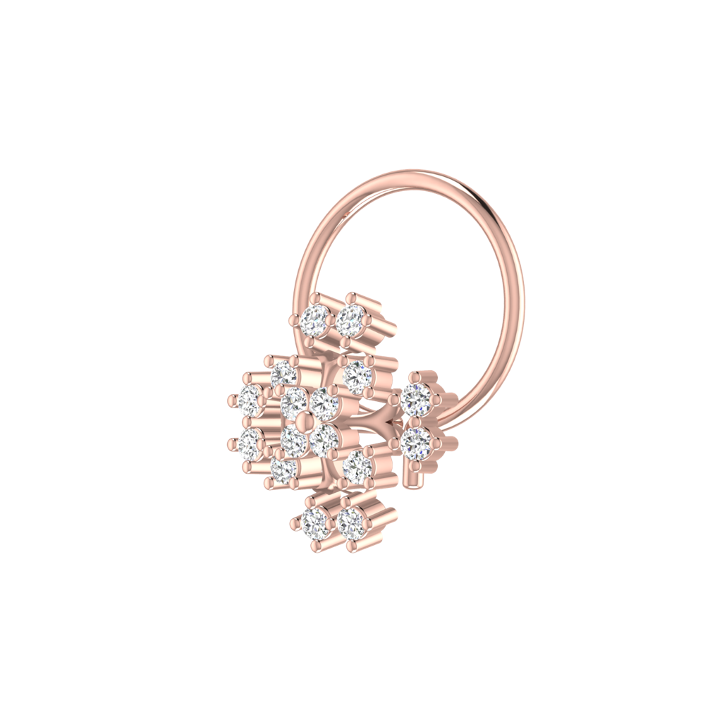 Avsar 9K Bis Hallmarked | Nosepin For Women/Girls |  Avno154 : AVNO154PC