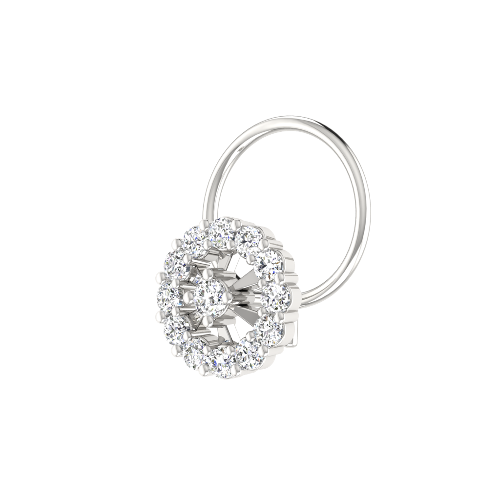 Avsar 9K Bis Hallmarked | Nosepin For Women/Girls |  Avno118 : AVNO118WC