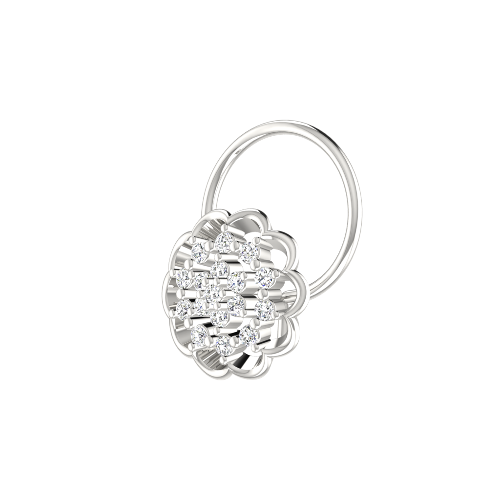 Avsar 9K Bis Hallmarked | Nosepin For Women/Girls |  Avno140 : AVNO140WC