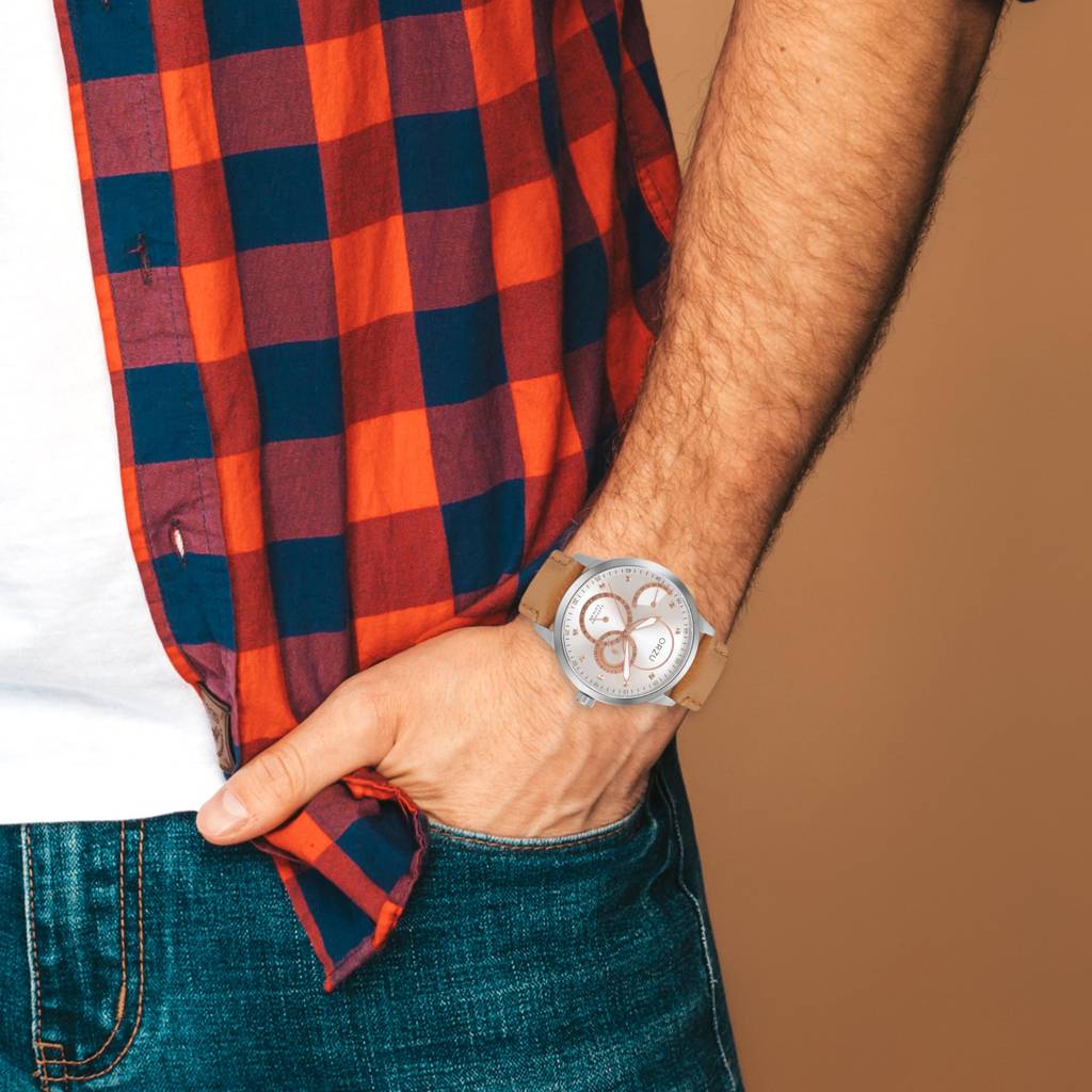 Multifunction Dial Men'S Watch - Mm40041 | Stainless Steel Case & Solid Band | Sapphire Glass | Band Watch For Men : MM40045
