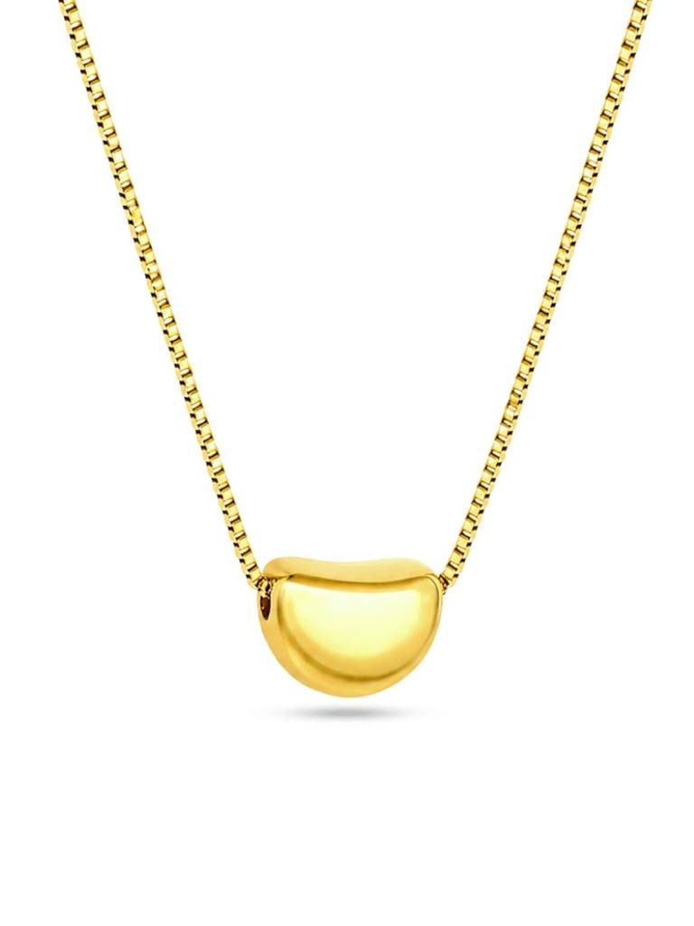 18K Gold Plated Stainless Steel Waterproof & Anti-Tarnish Golden Cove Necklace : N61ASSS0G