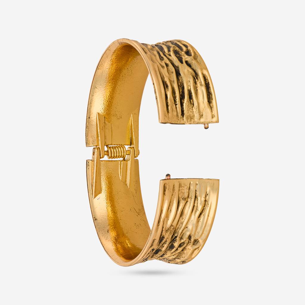 Gold - Plated Casual Wear Trendy Kada - 464455 : 464455