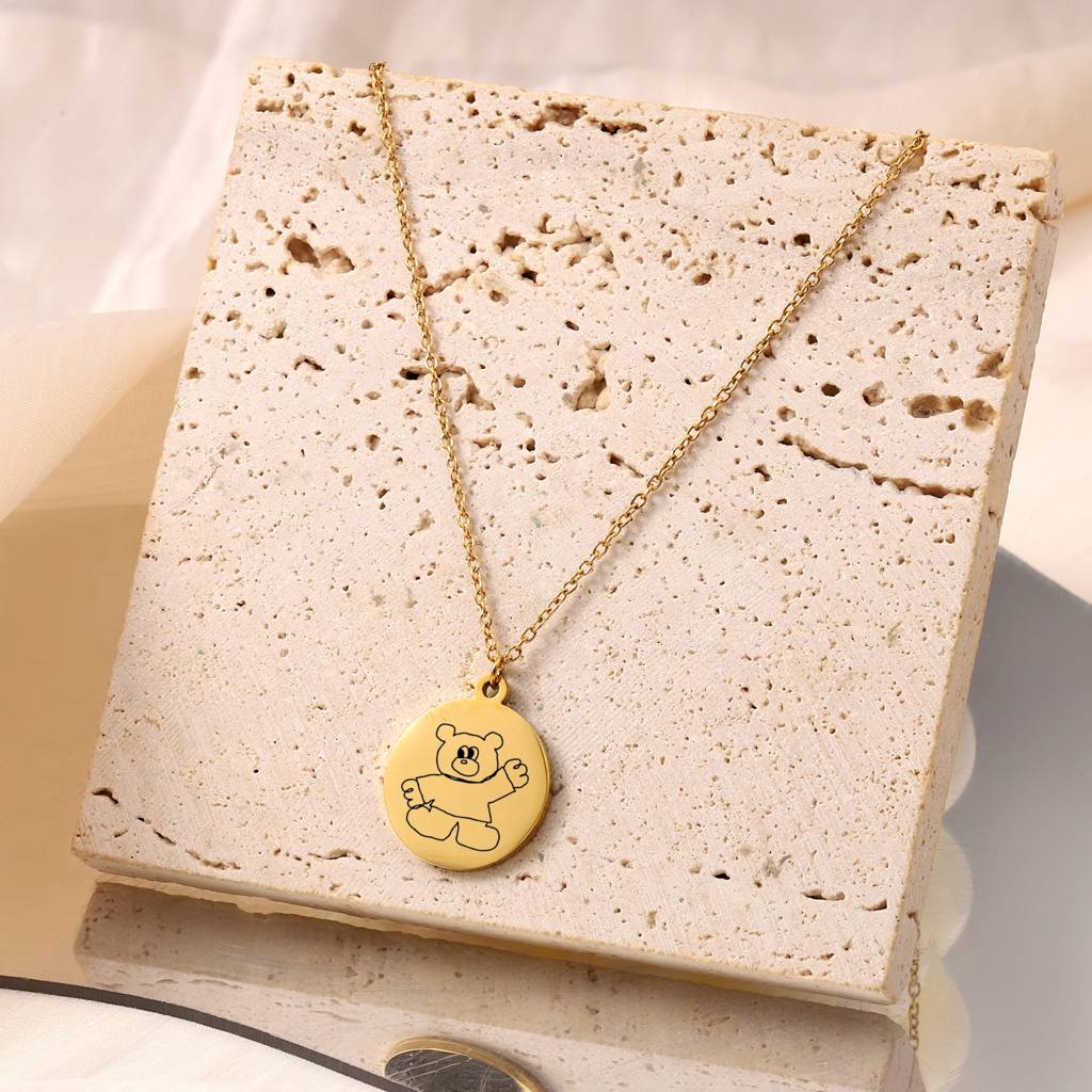 Sketch Of Love Necklace : NS14208-G