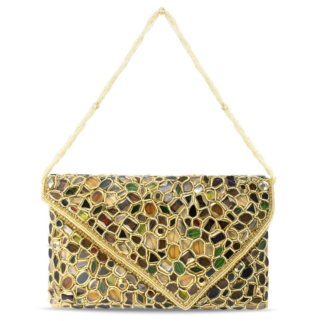 Clutch Purses For Women Wedding Handmade Evening Handbags Party Bridal Clutch (C91Gml) : C91GML