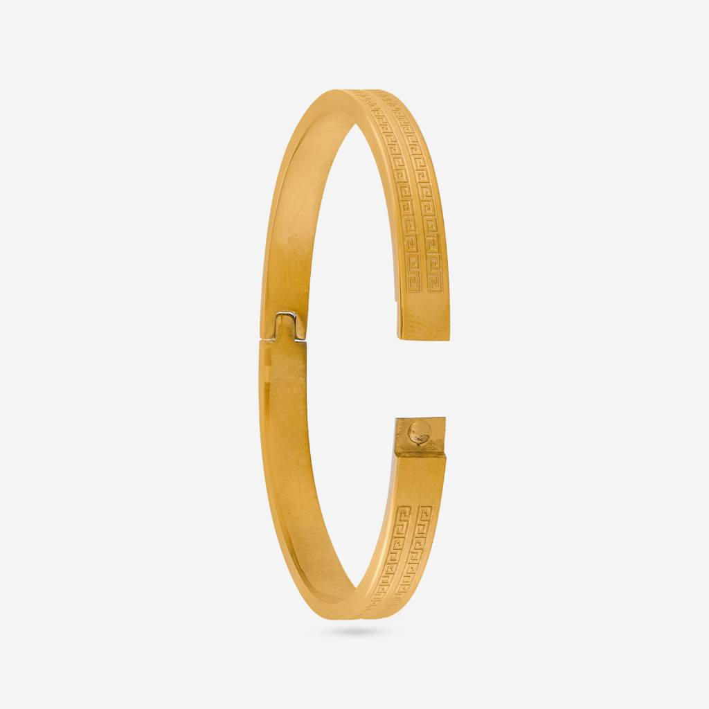 Gold - Plated Casual Wear Trendy Kada - 471630 : 471630
