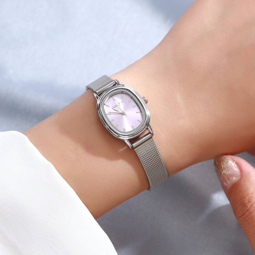 Oval Dial Watch For Women : WT-S-0008-S-PL