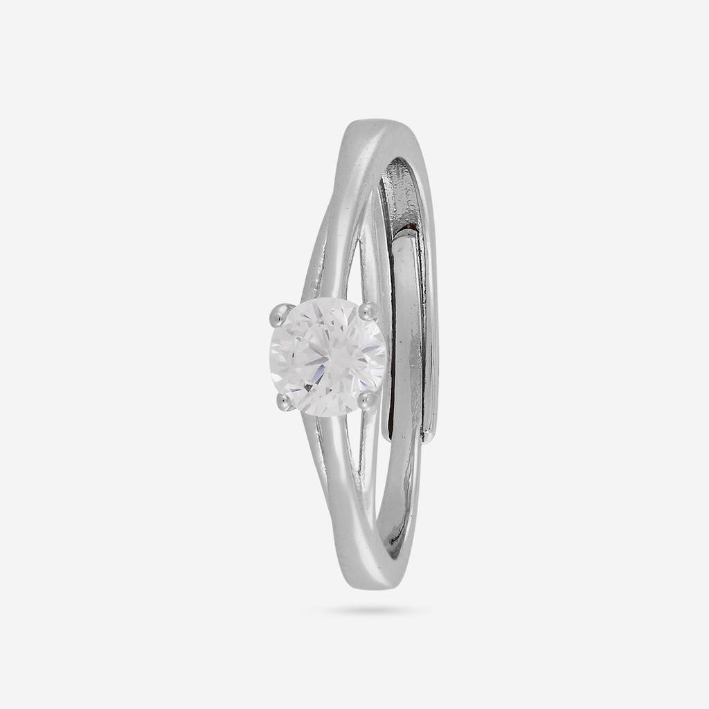 Plated Casual Wear Trendy Zircon Finger Ring - 467153 : 467154