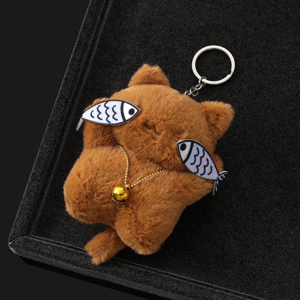 Fish Eye Teddy Bag Charm : C-BG-0029-BR