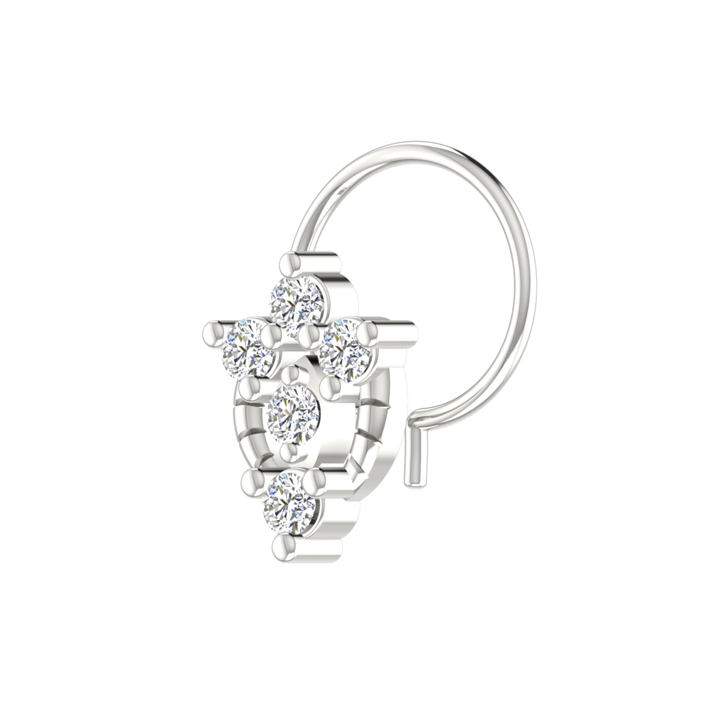 Avsar 9K Bis Hallmarked | Nosepin For Women/Girls |  Avno266 : AVNO266WC