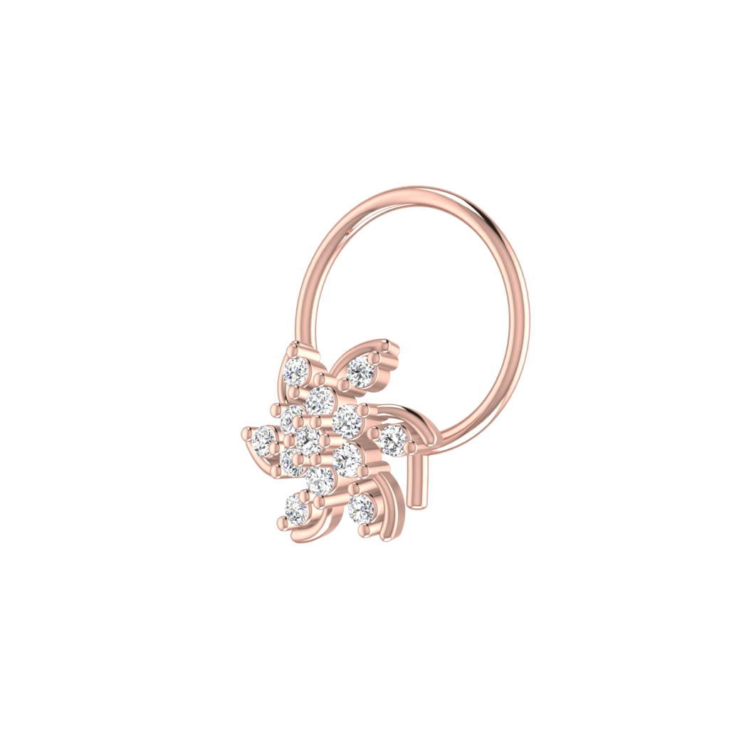 Avsar 9K Bis Hallmarked | Nosepin For Women/Girls |  Avno181 : AVNO181PC