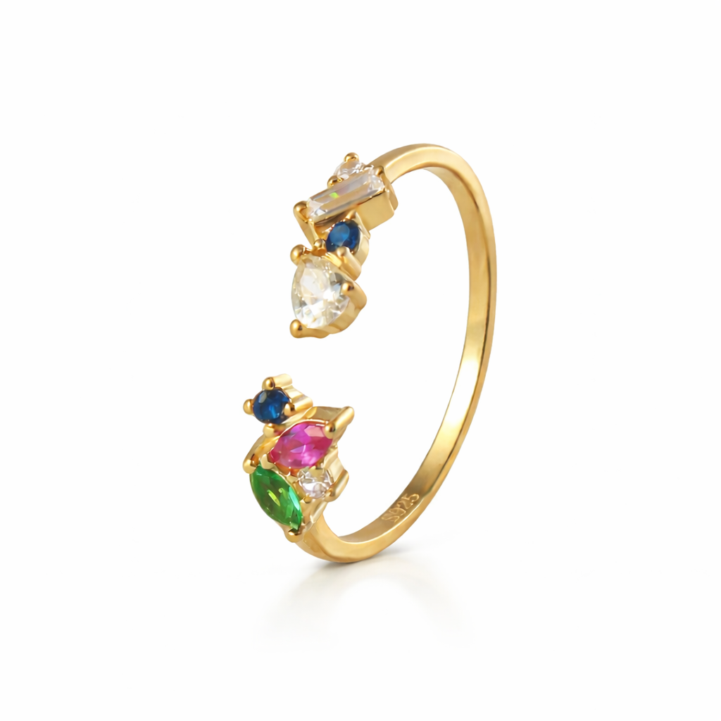 Rangon Ki Rani Adjustable Ring : TRLRRDJ0120Gold