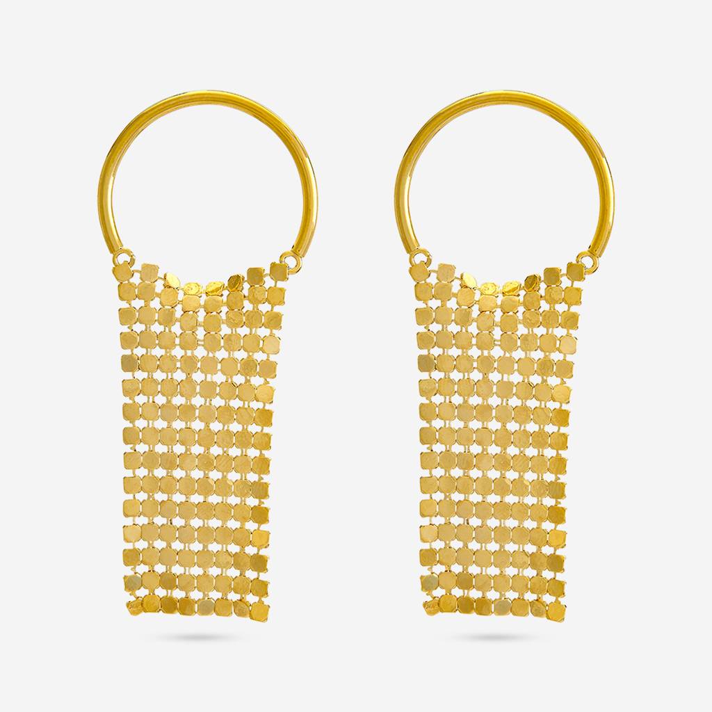 Gold - Plated Casual Wear Trendy Earring - 446607 : 446607